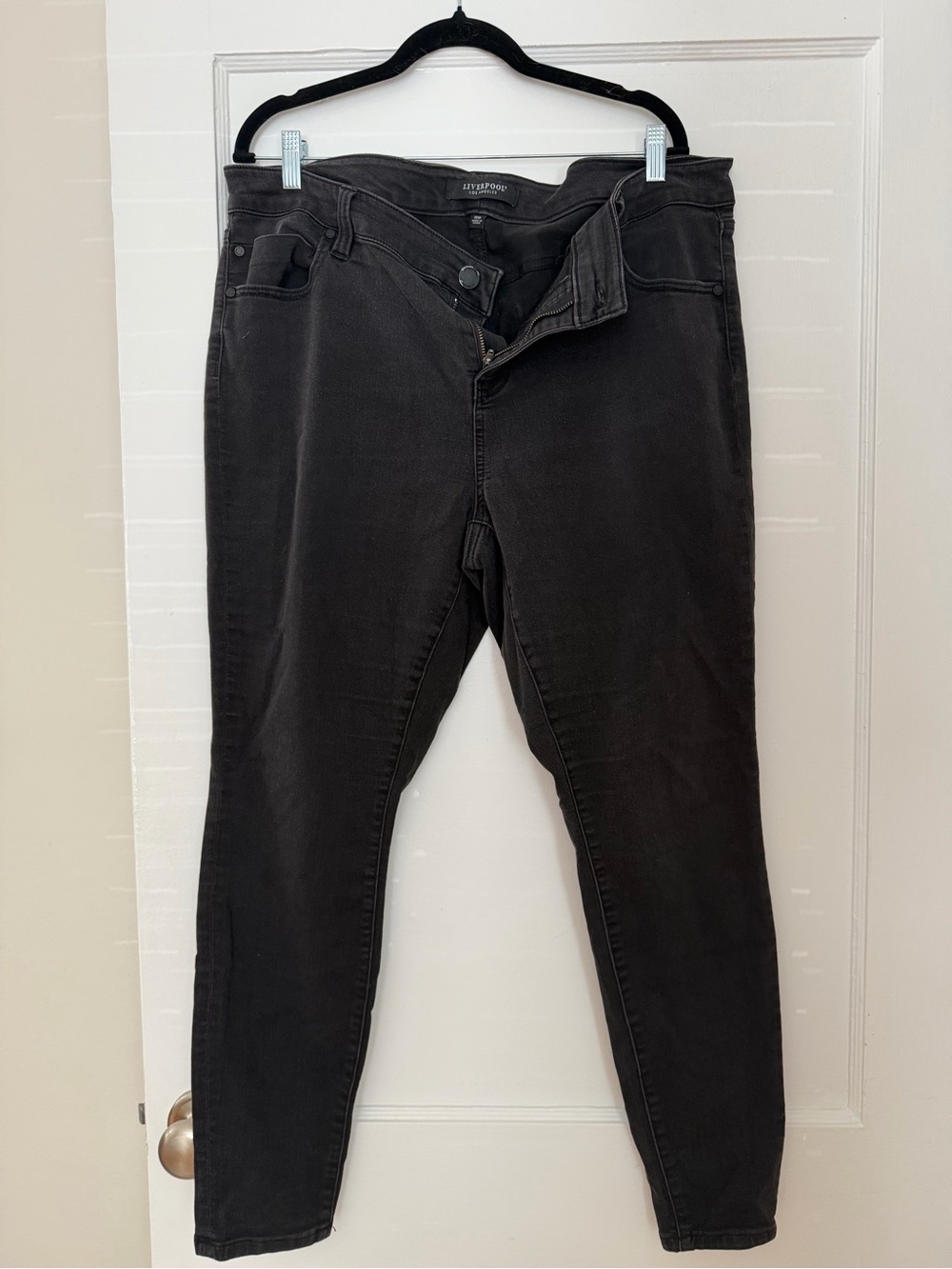 Liverpool Women's Black High-Rise Skinny Jeans